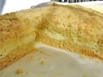 Неимоверный тортик! Нежное, рассыпчатое песочное тесто, сладкая творожная начинка... Берем два ...