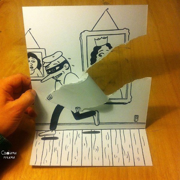 Гениальные и интересные 3D-рисунки. - 6