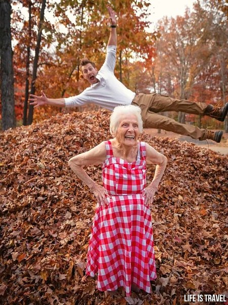 Ничего не хочу слышать о старости, если она будет не такой! 95-летняя Полина Канн и её внук Росс ... - 7