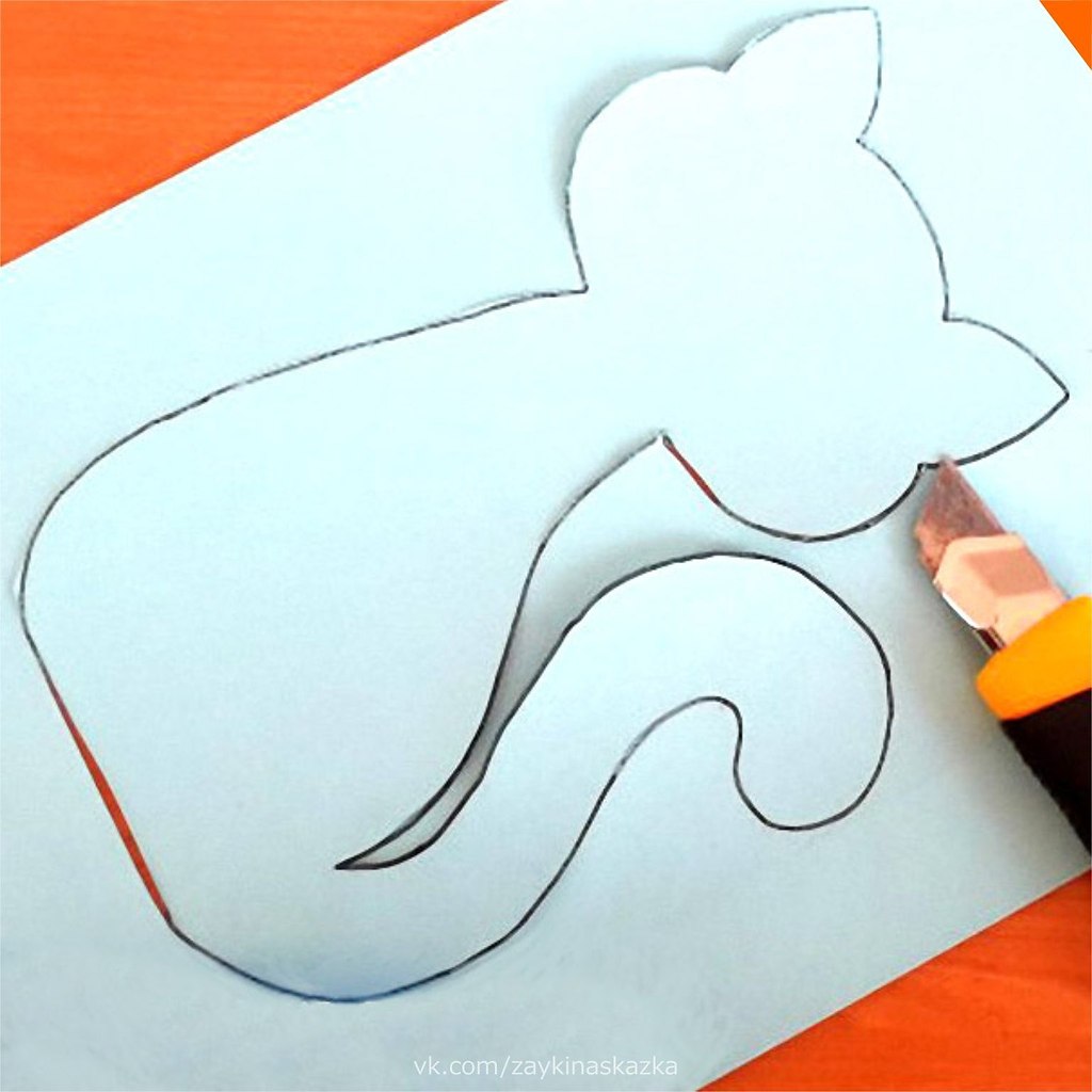 АППЛИКАЦИЯ «КОТЁНОК».Поделка из цветных полосок - 3