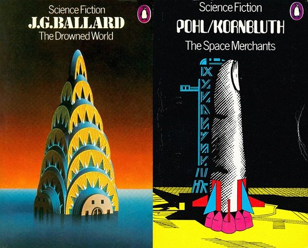 Обложки серии книг «Science Fiction (1970’s)» издательства Penguin Books.В 1970-х годах Penguin ... - 9