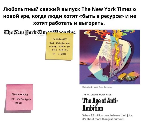 Это вот об отсутствии амбиций или о заботе о себе?