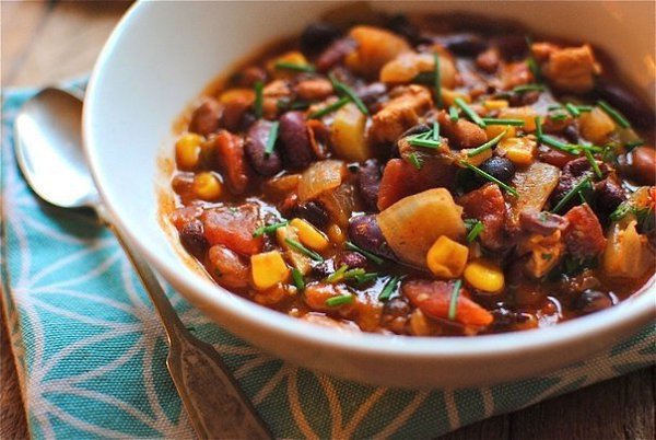 ТОП-7 вкусных низкокалорийных белковых блюд с фасолью! .Сохрани себе! 1. Очень быстрый салат с ... - 2
