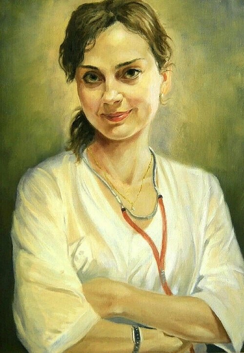 Мариночка... Так её называют дети. Может, потому, что уколов она не делает, а чаще всего просто ...