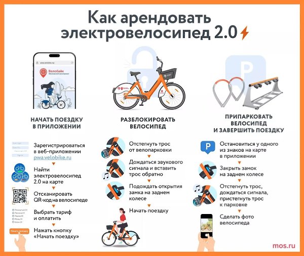 С 8 по 10 сентября в Москве на все велосипеды городского проката будут действовать специальные ...
