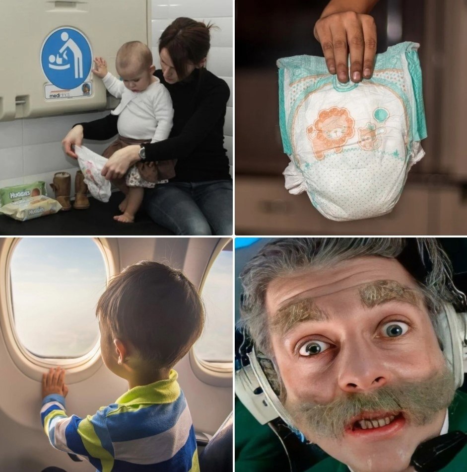 Экипаж принял за бомбу использованный подгузник и принял ... | Знаете ...