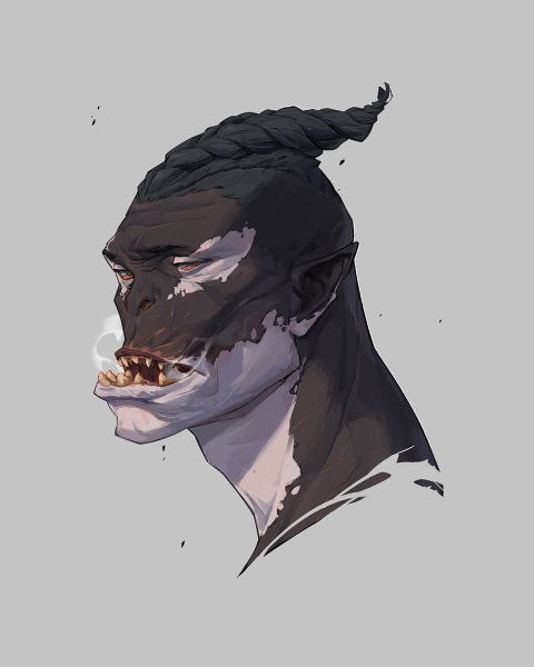 Серия иллюстраций «Орк х Фауна» филиппинца Джона Патрика Ганьяса.#awd_illustration #awd_art via ... - 9