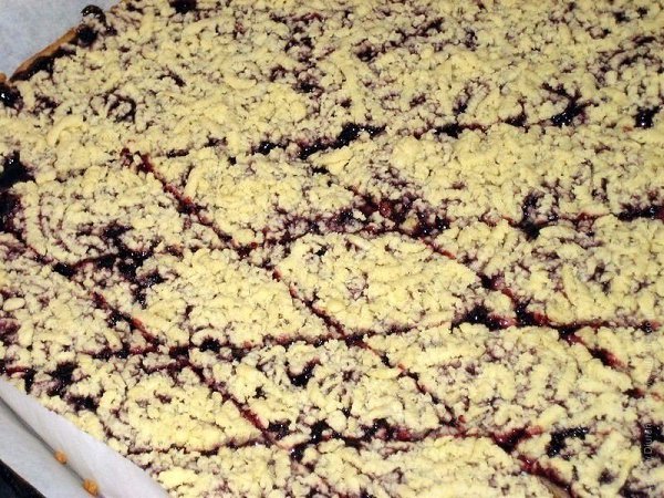 Тертый пирог.Ингредиенты:Маргарин или масло — 250 гЯйца куриные — 2 шт.Сахар — 1 стаканСметана — 2 ... - 2