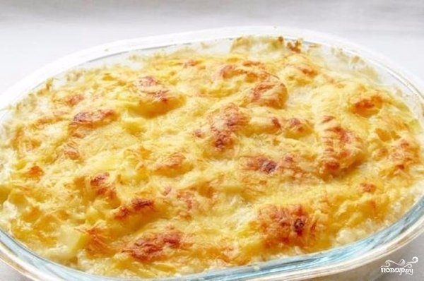 КУРИЦА ПОД ШУБОЙ В ДУХОВКЕ.ИНГРЕДИЕНТЫ: Куриное филе — 350 Грамм Картофель — 3 Штуки Лук — 2 Штуки ... - 8