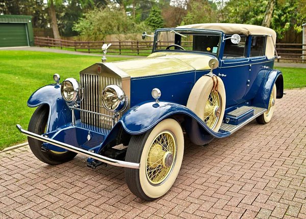 1930 Rolls Royce Phantom 1 Imperial Sedanca Faux Cabriolet