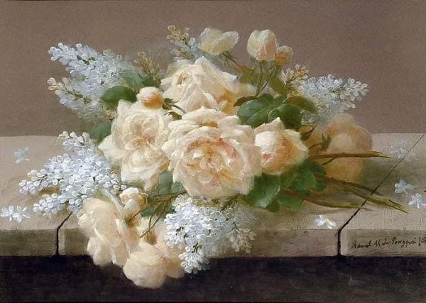 Художник Raul et Paul Maucherat de Longpre (1843-1911)Французский художник Рауль де Лонгпре был ... - 2