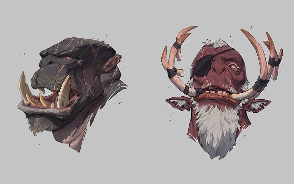 Серия иллюстраций «Орк х Фауна» филиппинца Джона Патрика Ганьяса.#awd_illustration #awd_art via ... - 7
