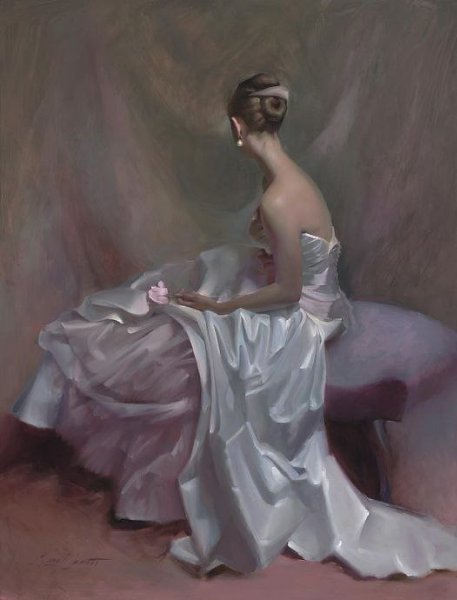 ПРЕКРАСНАЯ КАРТИНЫ СУТЬ.(Пощекотал розовый, моя картина Dream A Little Dream Of Me, 50x38" была ...