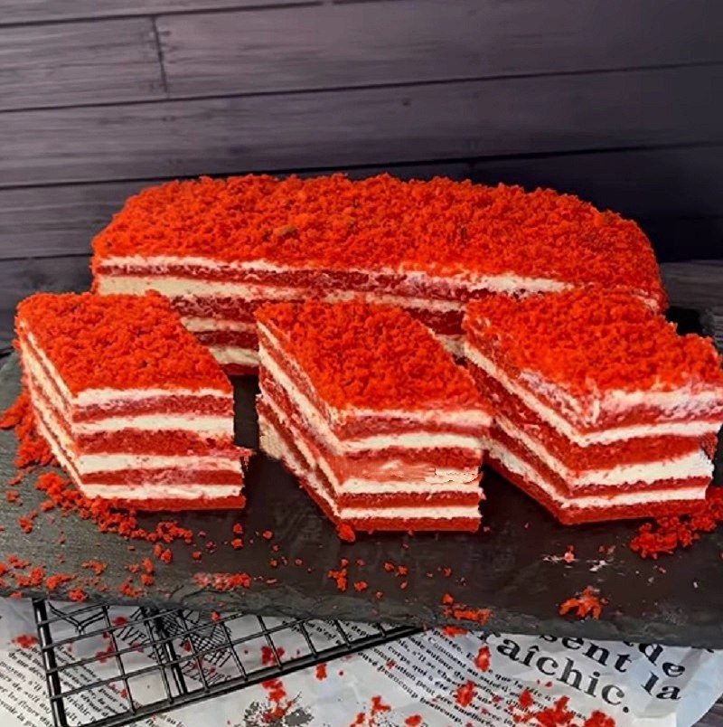 ТОРТ КРАСНЫЙ БАРХАТ. Растительное масло 110мл(Можно Сливочное масло , тоже110г комнатной ...