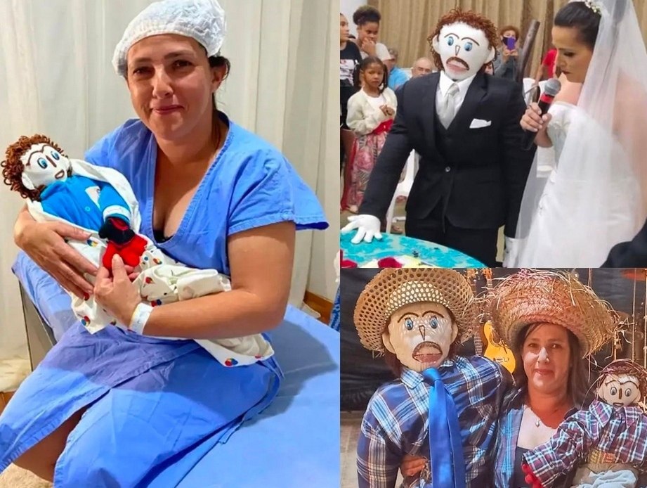 Она вступила в брак и жила счастлива. Но ее муж был необычным - это была кукла, которую она сама ...