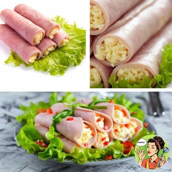 Поделюсь рецептом вкусных рулетиков из ветчины. Они отлично дополнят ваш праздничный стол! Берите на ...