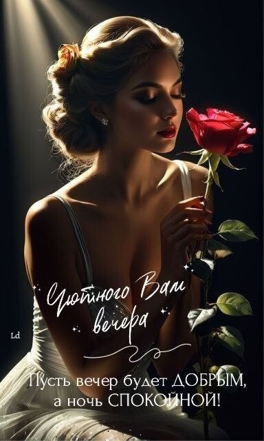 Хорошего вечера! Пусть вечер подарит прекрасное настроение и уют !