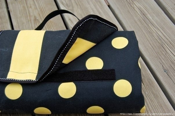 Сумка-одеяло трансформер.На одеяле можно сидеть, а можно и прилечь позагорать. И что радует – в ... - 8