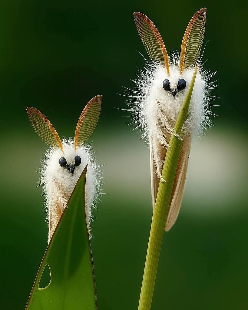 :) Это милое творение - венесуэльский мотылек - пудель, 2,5см.