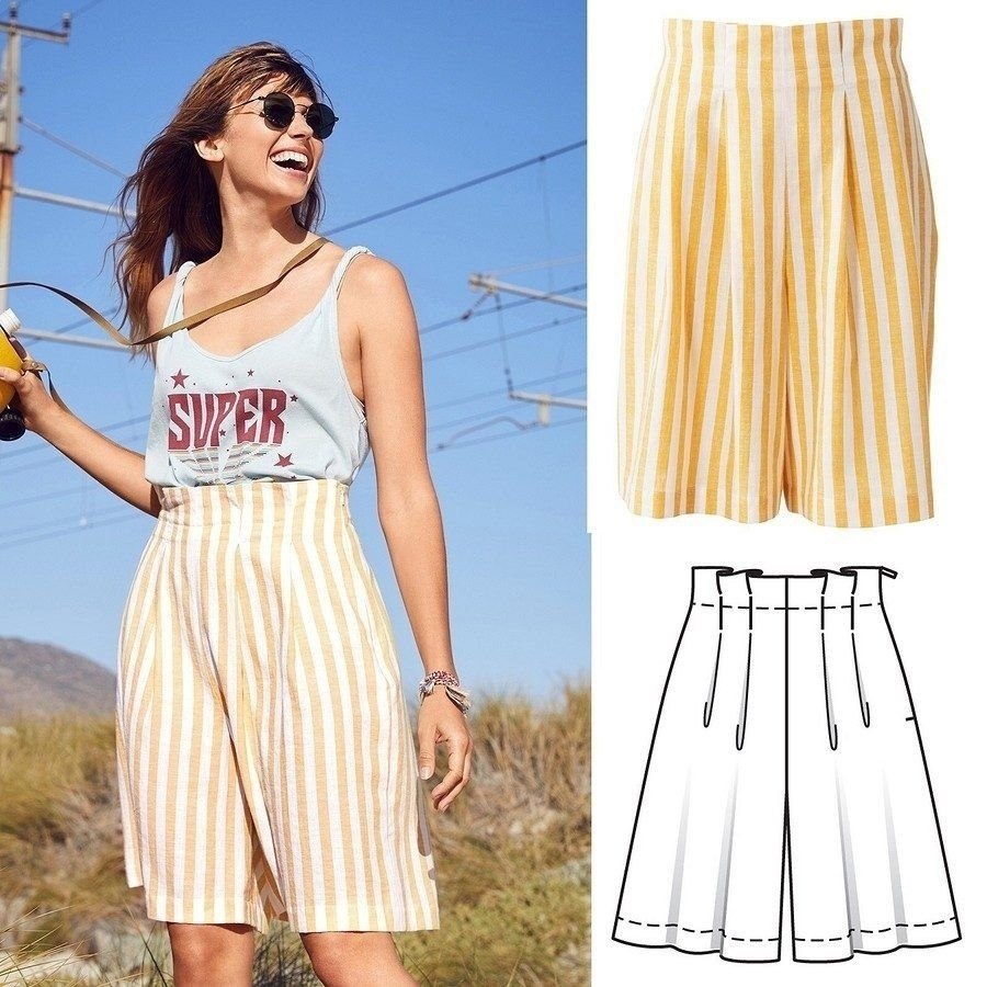 Как выполнить складки на поясе с цельнокроеной обтачкой.Аккуратные складки у пояса или по линии ...