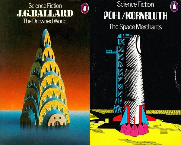 Обложки серии книг «Science Fiction (1970’s)» издательства Penguin Books. В 1970-х годах Penguin ... - 8