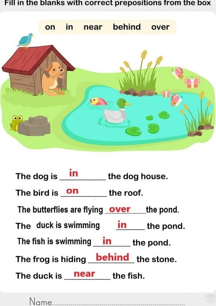 Prepositions of place / �������� �����.������, ��� ���� �������� ���������� �� �������� �����.on - ... - 6