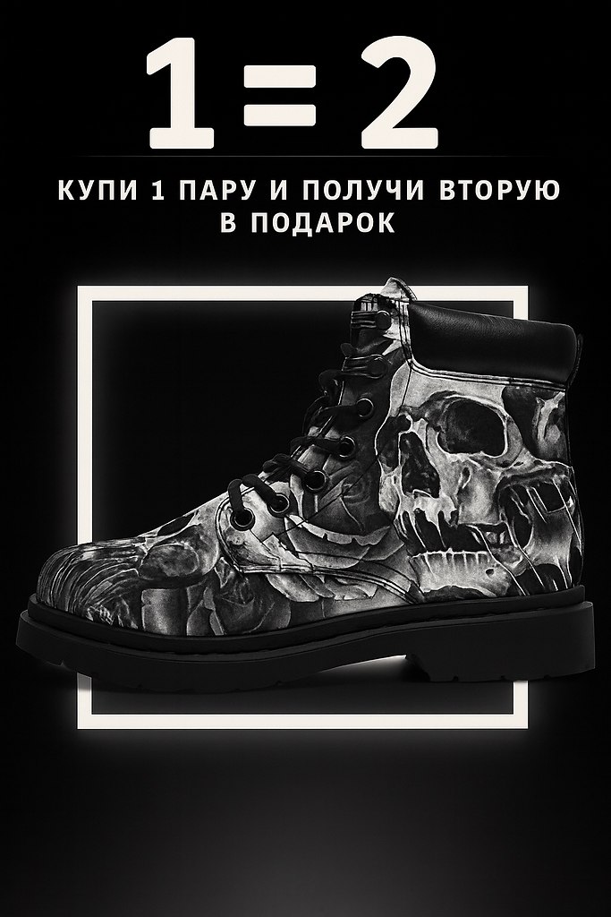 При покупке одной пары - вторая в подарок.С октябрьскими скидками вся наша зимняя обувь по 1699!Для ... - 2