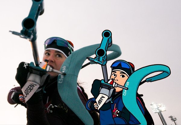 Представили, какими были бы биатлонисты, если бы оказались в мультфильме! Как вам? - 5