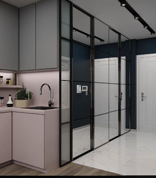 Проект квартиры площадью 33,4 кв.м предназначен для молодой девушки. - 5