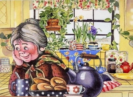 - Нюрка, я пошёл - крикнул дед Макар своей жене. - Куда? - спросила она, заходя в комнату. И ...