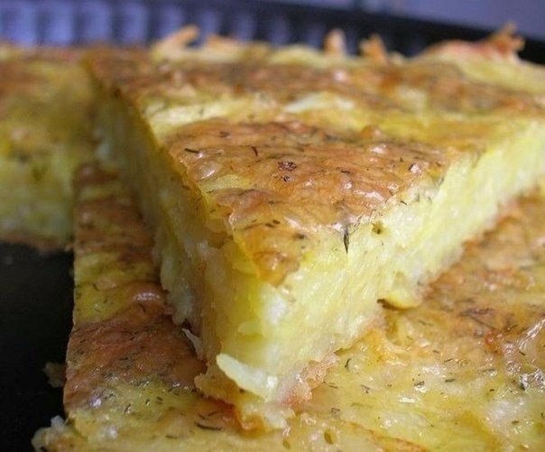 Запеканка из тертого картофеля с сыром и чесноком. Это блюдо стало одним из моих любимых еще в ...