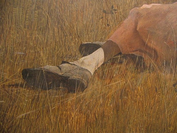 «Мир Кристины», Эндрю Уайет. 1948г. Доска, темпера. Размер: 82 х 121 см. Музей современного ... - 4