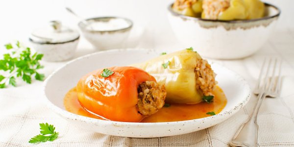 10 способов приготовить фаршированные перцы в кастрюле. ...