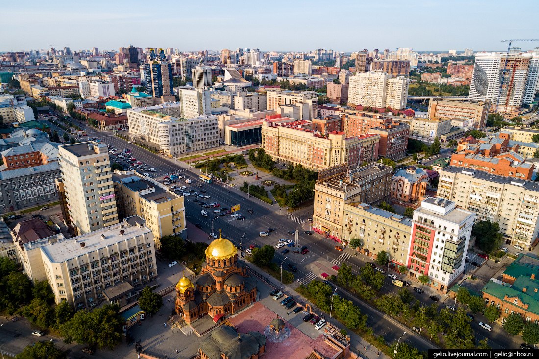 Лето в городе новосибирск