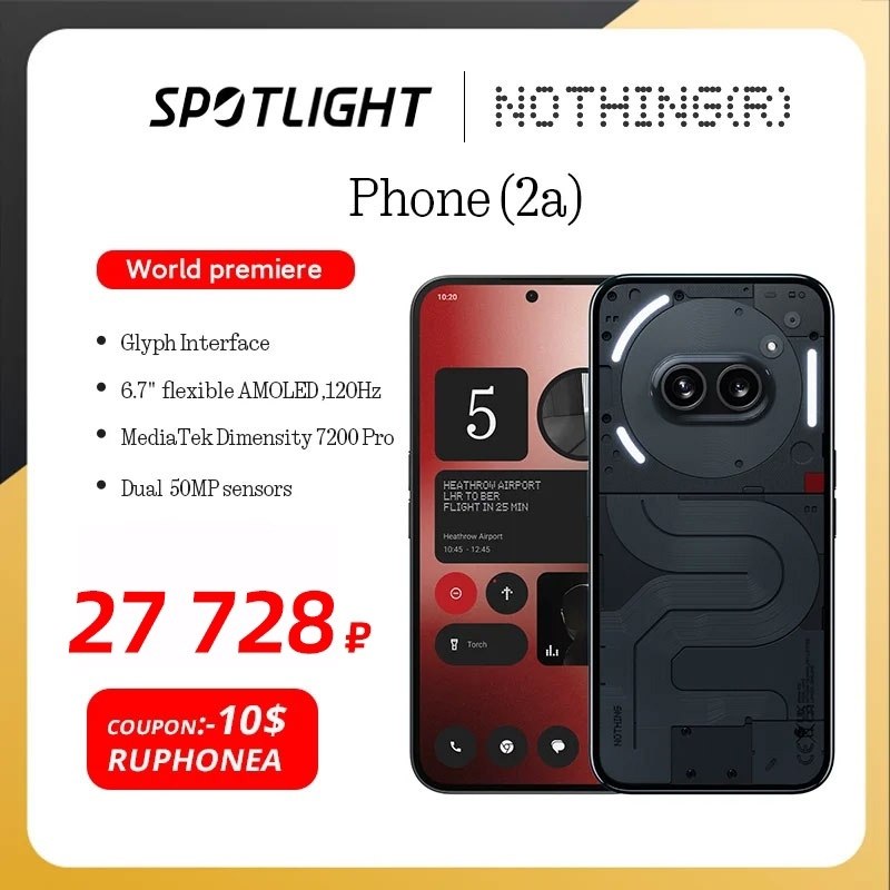 Nothing Phone (2a), Global Version, 8+128GB/12+https://fotostrana.ru/away?to=/sl/5nh3 ($10)  : 27,728 ...