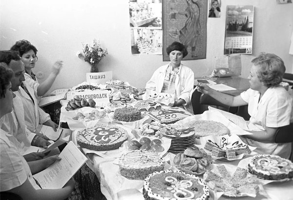 1979 - Москва - На конкурсе поваров, кулинаров и официантов, перед предстоящей Олимпиадой