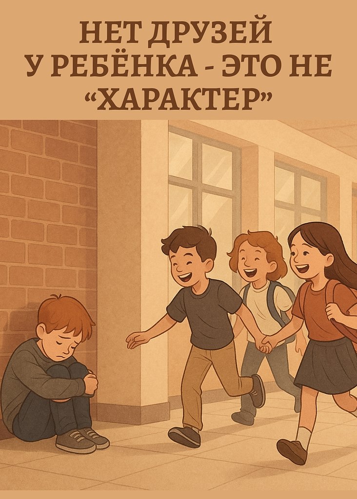Нет друзей у ребёнка — это не «характер». Это проблема, которую можно решить. Если ваш ребёнок один ...