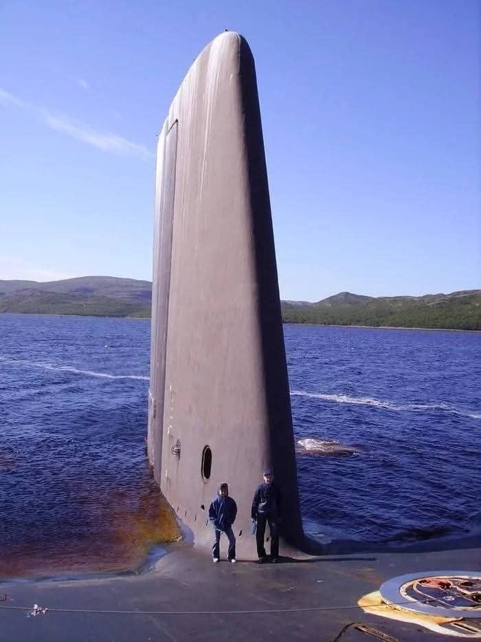 :) На фото: вертикальное перо руля. К-560 «Северодвинск» — российская многоцелевая атомная подводная ...