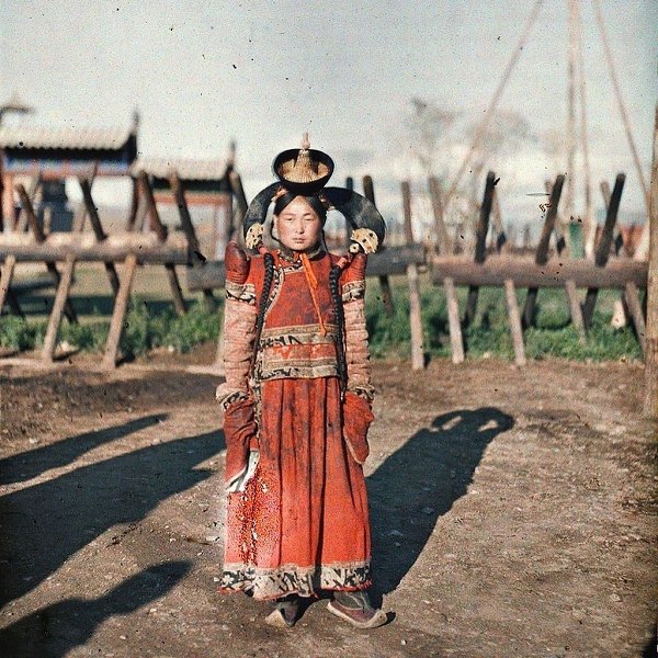 Монголия на снимках французского фотографа Стефана Пассе, автохромы, 1910-е - 5