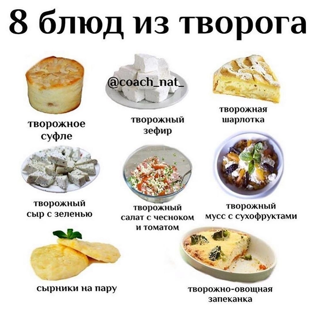 Блюда из творога