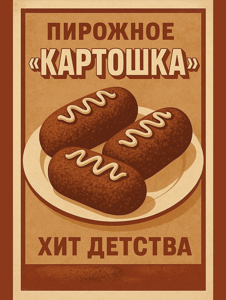 ВКУС ДЕТСТВА: ТРИ КЛАССИЧЕСКИХ ПИРОЖНЫХ СССР. Пирожное «Картошка»Настоящий хит кондитерских. Оно ... - 2