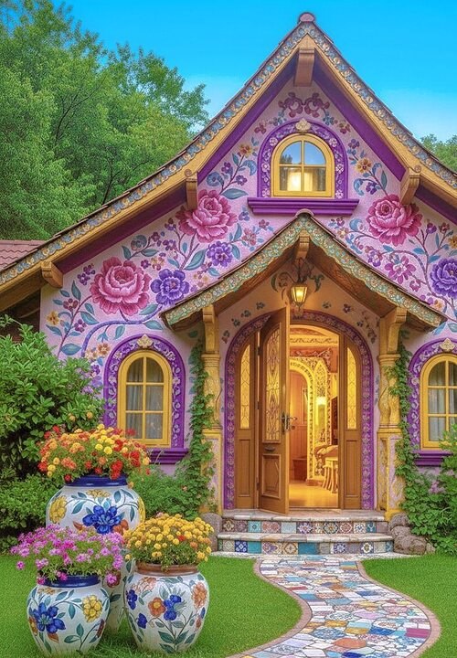 Веселенький домик!