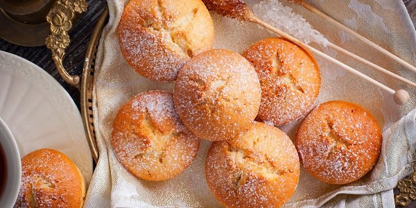 Простые кексы на сметане с бананом, шоколадом, апельсином и не только. ...