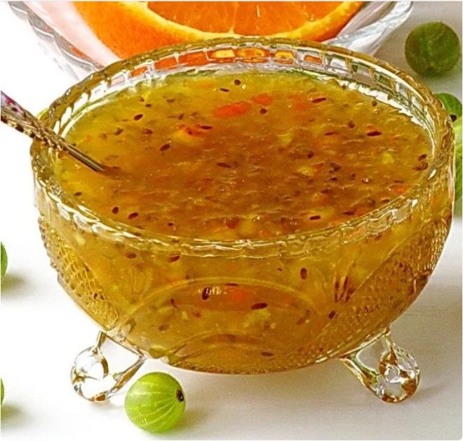 Крыжовник с лимоном и апельсином на зиму / Вкусный джем, который не нужно варить.Не зaбудьте ...