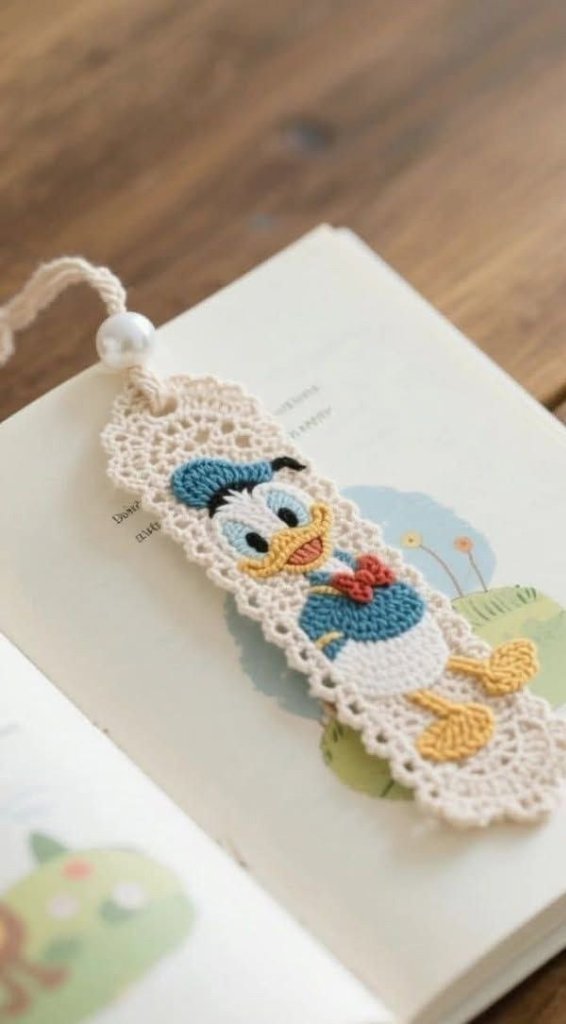Эти вязаные закладки для книг — настоящее воплощение уюта и игривой эстетики. Каждая из них ... - 4