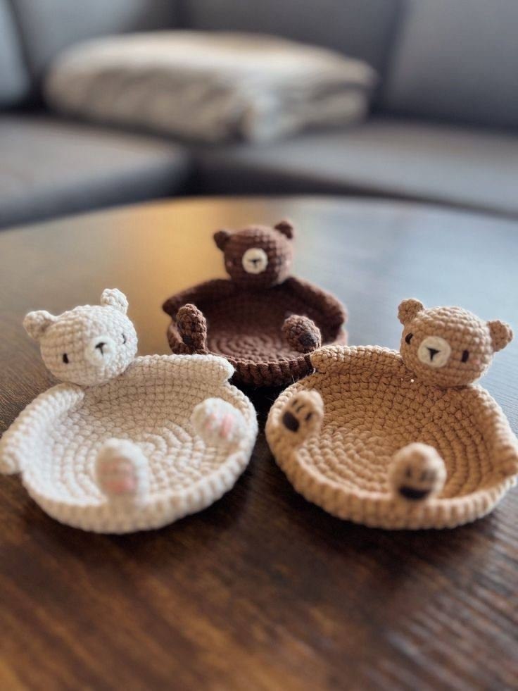 Вязаные подставки под чашки — это уютный акцент, который придаёт повседневному чаепитию особое ... - 2