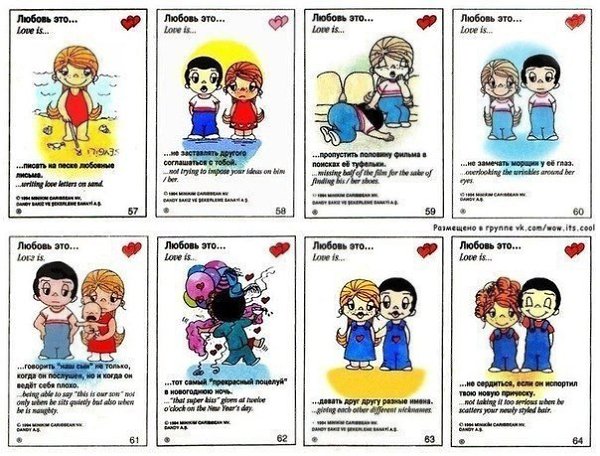 Полная серия вкладышей