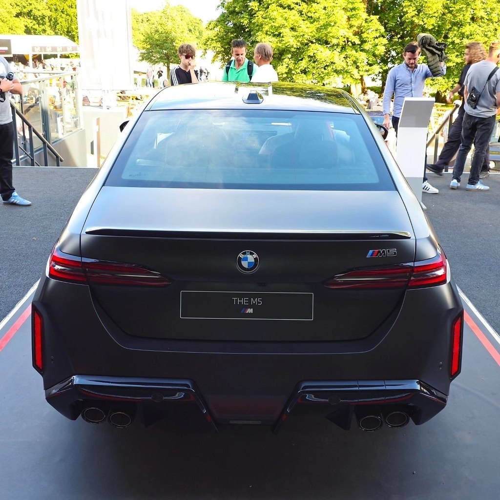 #BMW #M5 (#G90)  #GoodwoodFestivalOfSpeed. - Frozen Deep Grey (P7X) - Red/ Black ... - 4