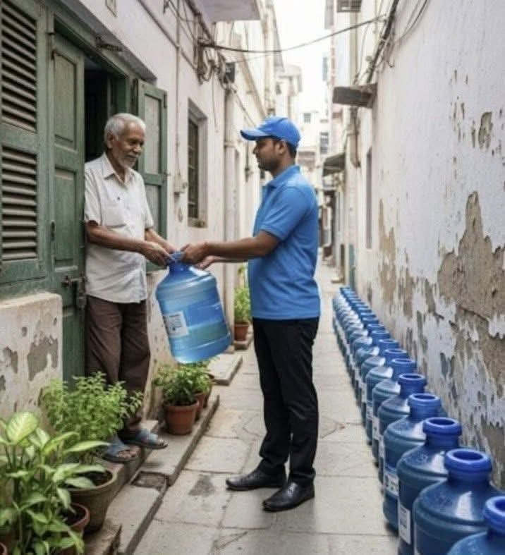 :) Мужчина 75 лет каждый день заказывал 14 бутылок минеральной воды. Разносчику это показалось ...
