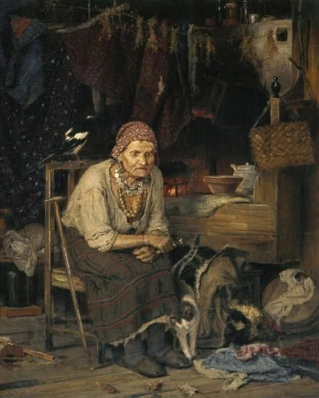 :) Маланью в нашей деревне знали как первоклассную повитуху. Почти все местные детишки с ее помощью ...